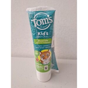3x Tom's of Maine - Help Save the Animals Children's Natural Fluoride Anticavity